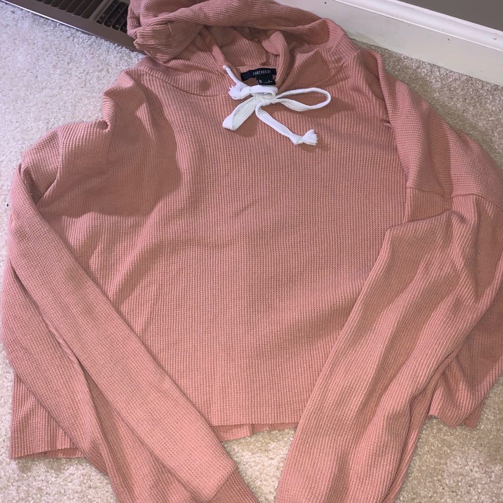 Light pink crop sweatshirt